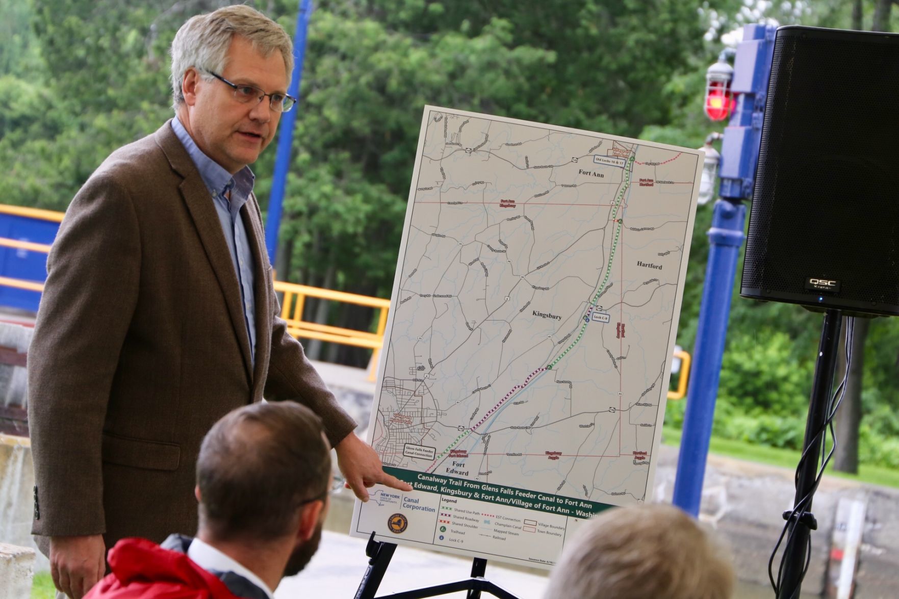 Champlain Canalway Trail groundbreaking